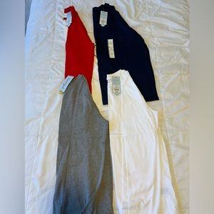 Cat & Jack Big Boys Long Sleeve Cotton Tee’s NEW NWT 4 in set